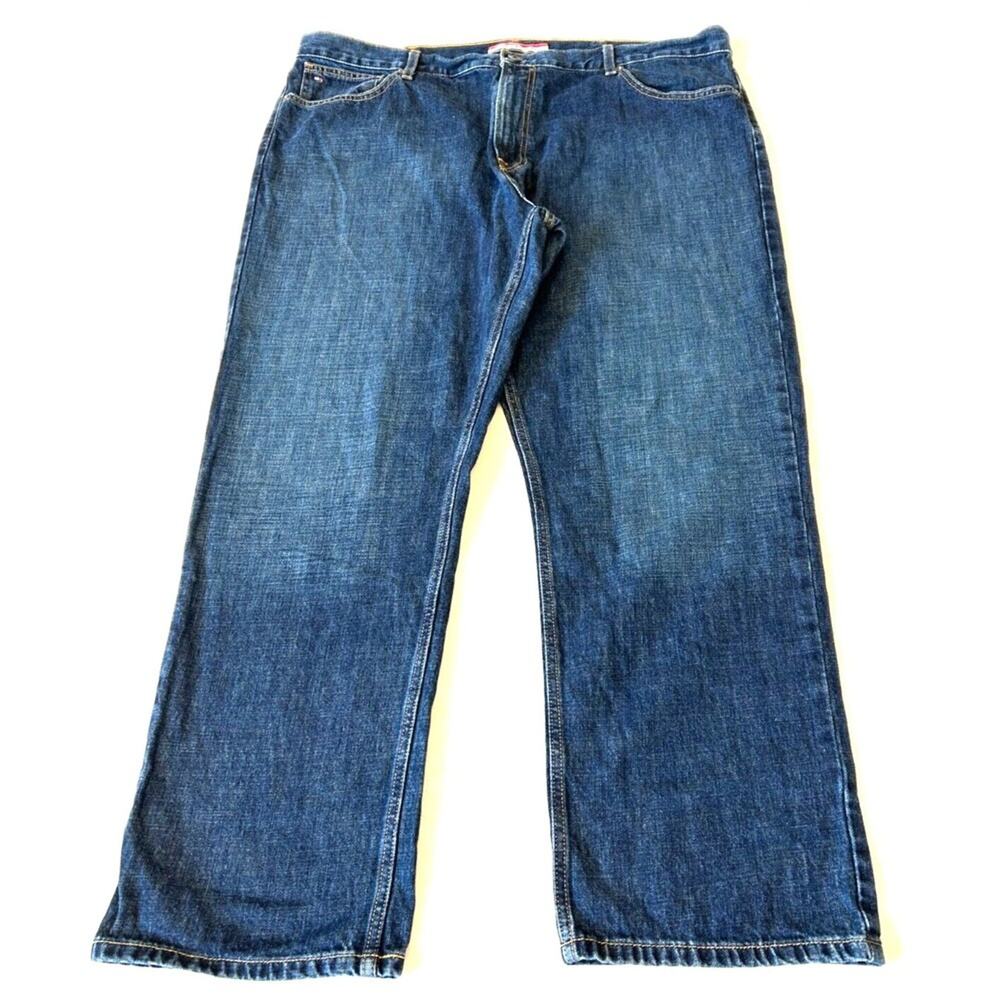 Tommy Hilfiger Men's Jeans Size 42 x 30 Med Wash Straight Leg‎ Y2K